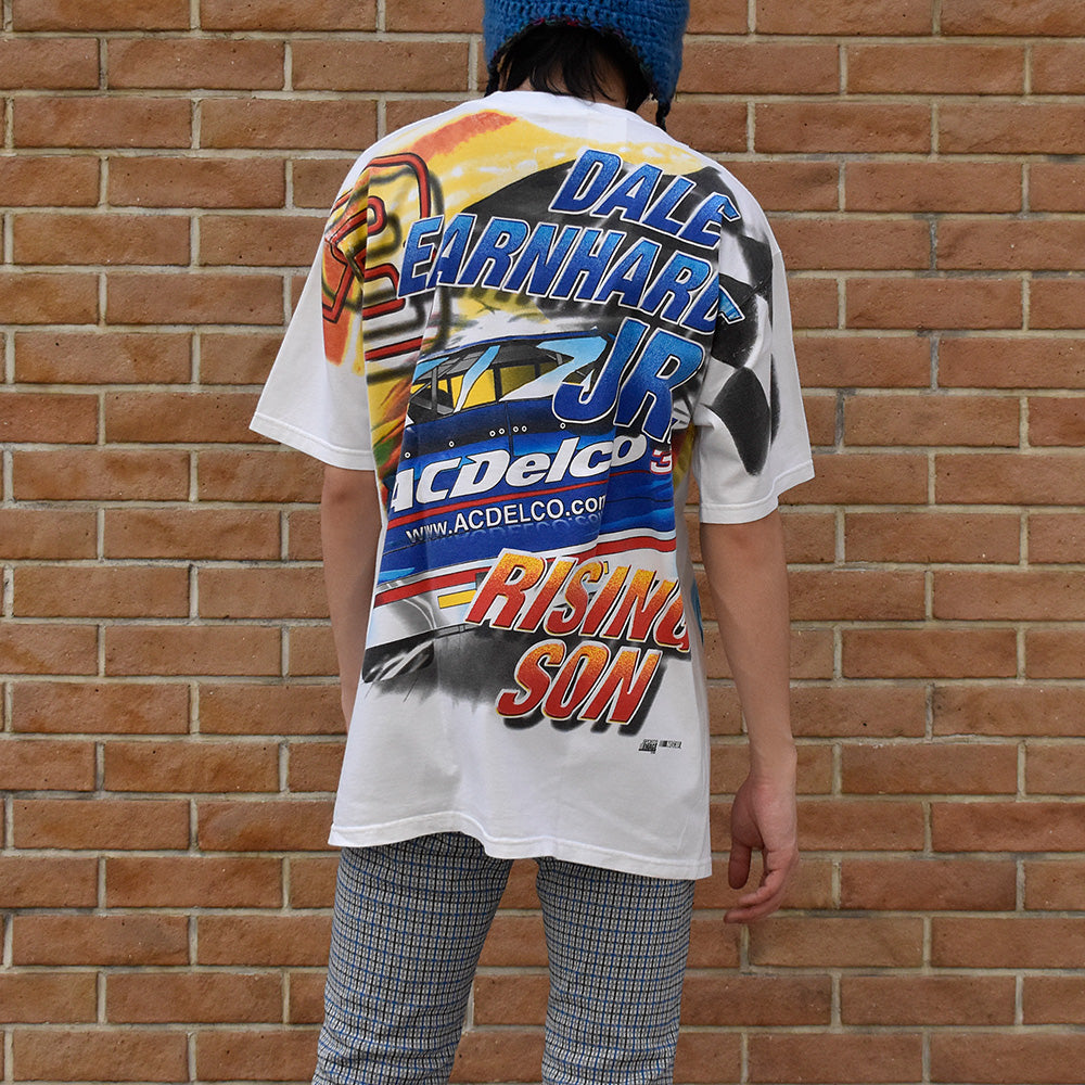 Y2K CHASE authentics AOP! Racing Tシャツ USA製 250327H