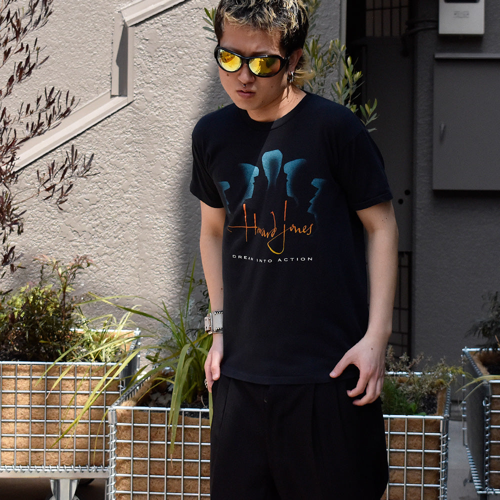 80's Howard Jones “Dream into Action Tour” ロック Tシャツ 240401HYY