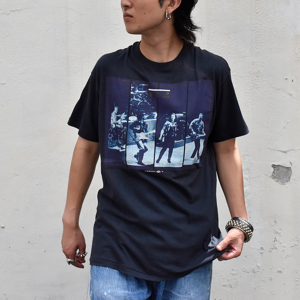 80's U2 "The Joshua Tree / Fall 1987 Tour" ロック Tシャツ 230824H