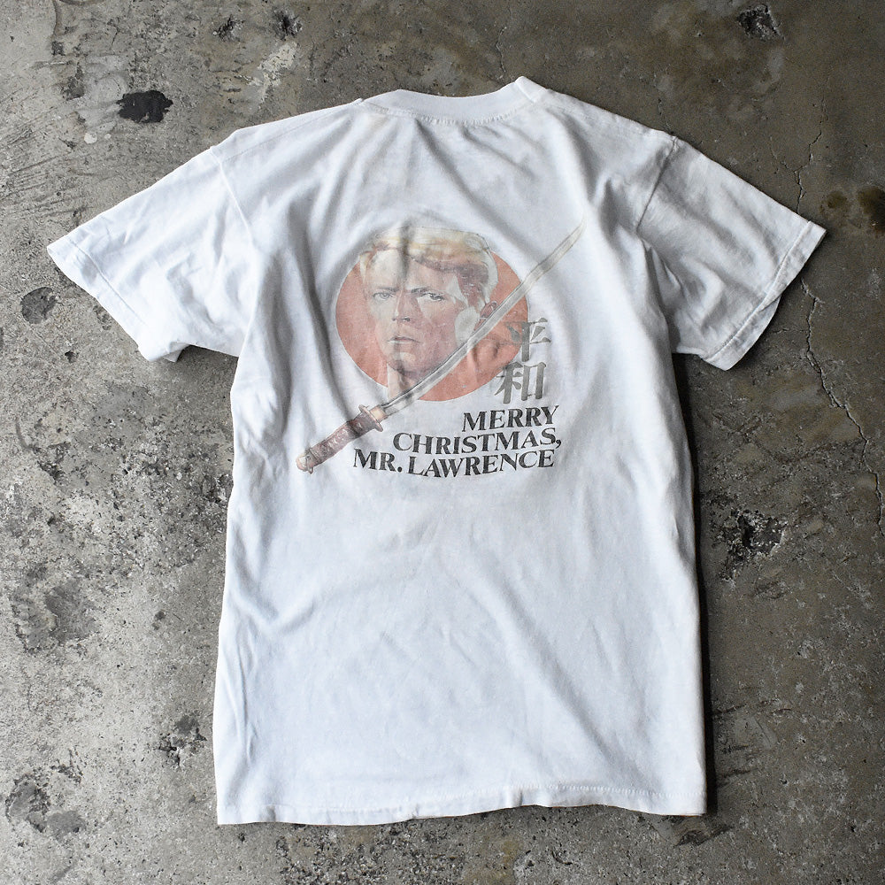 80's “Merry Christmas Mr. Lawrence“ David Bowie 平和/PEACE ムービー Tシャツ 250810HT62