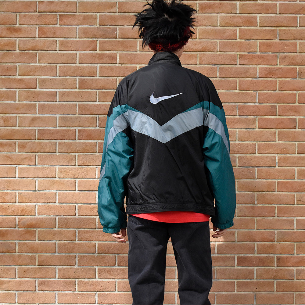 90's NIKE swoosh ナイロンジャケット 250310H