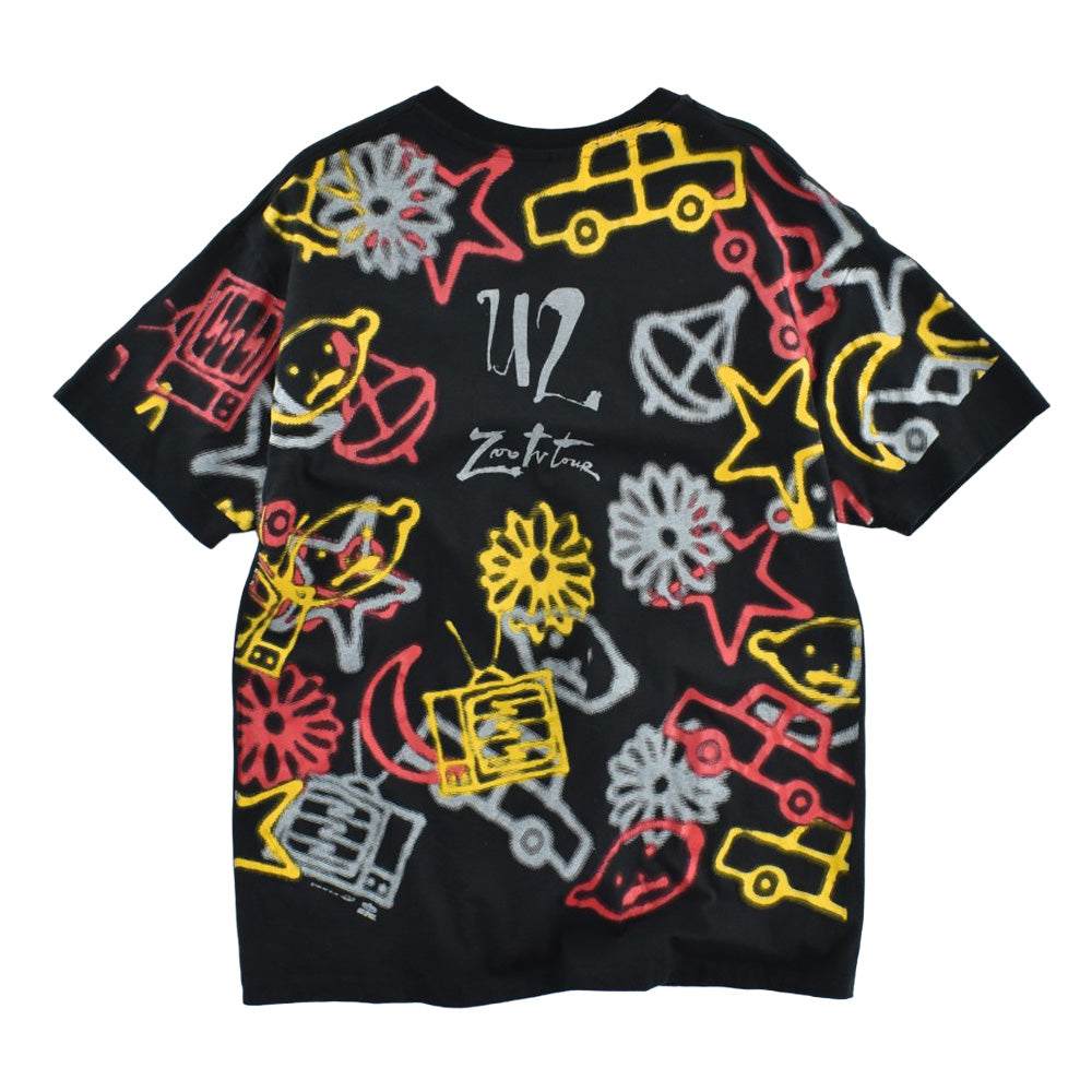 90’s U2 “Zoo TV Tour” AOP ロックTシャツ 260526H