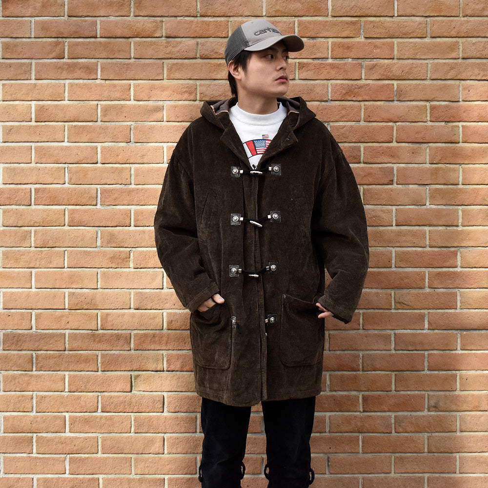 90's VERSACE JEANS COUTURE コーデュロイ ダッフルコート Italy製 250120H