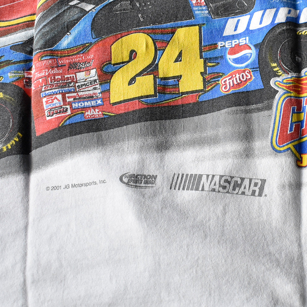 Y2K CHASE authentics “Jeff Gordon #24” AOP! レーシング Tシャツ 240324H