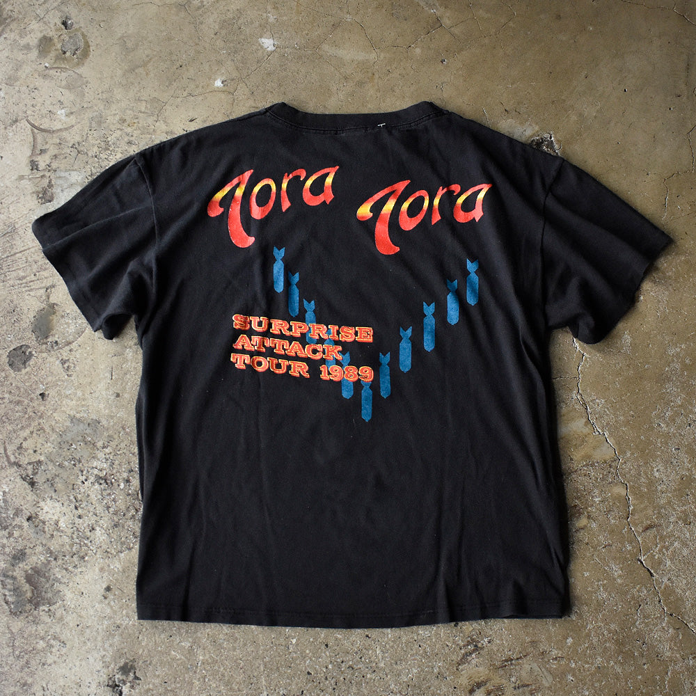 80's TORA TORA “SURPRISE ATTACK“ Tour ロック Tシャツ 250717H