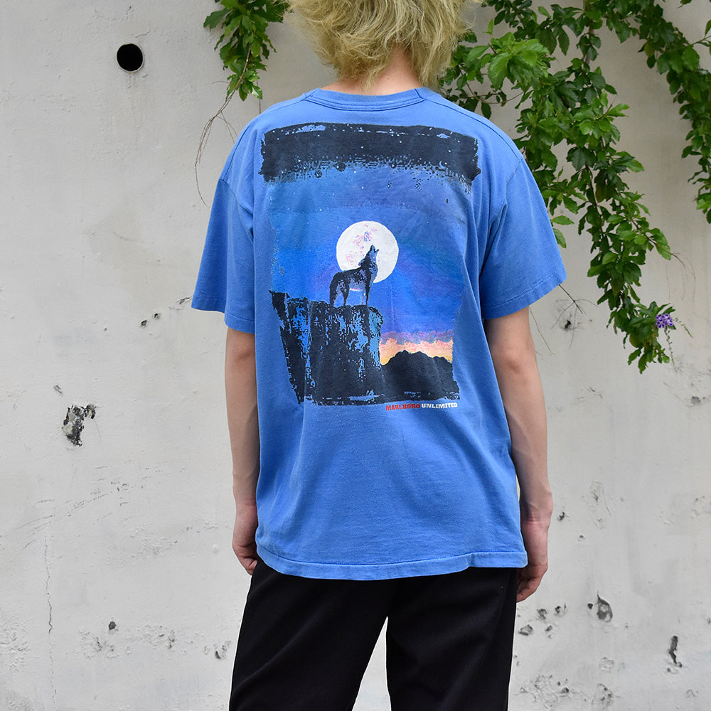 90's Marlboro “Marlboro UNLIMITED“ ポケットTシャツ USA製 250604H