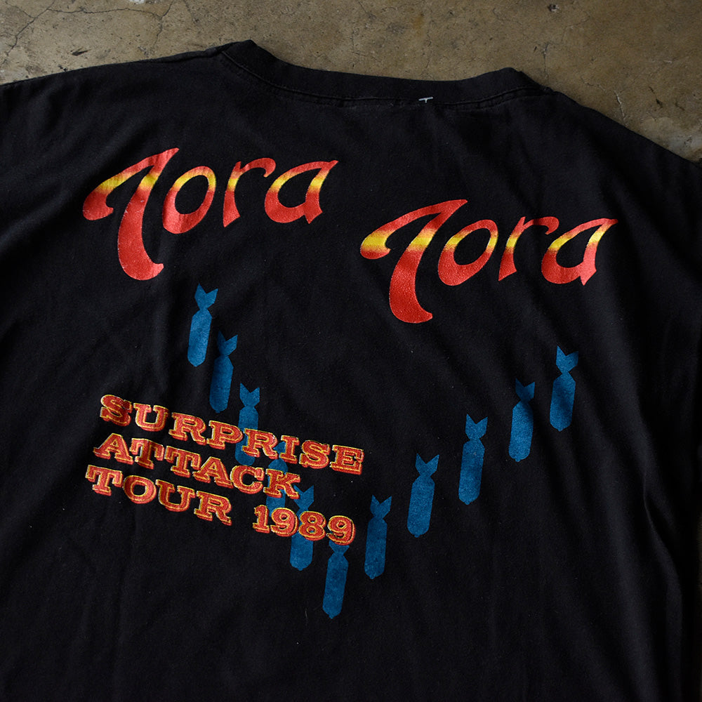 80's TORA TORA “SURPRISE ATTACK“ Tour ロック Tシャツ 250717H