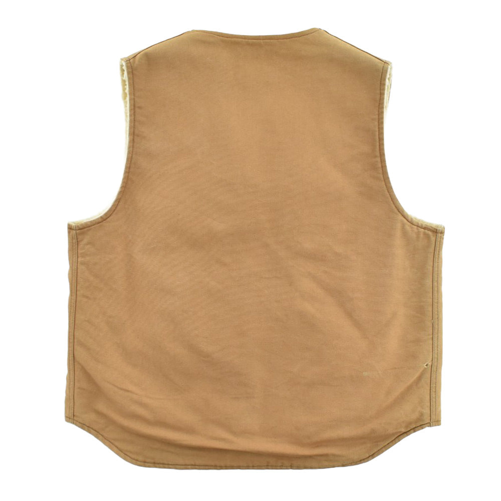 80's Carhartt 6SVT プリントタグ ボアライナー ダックベスト USA製 261009H