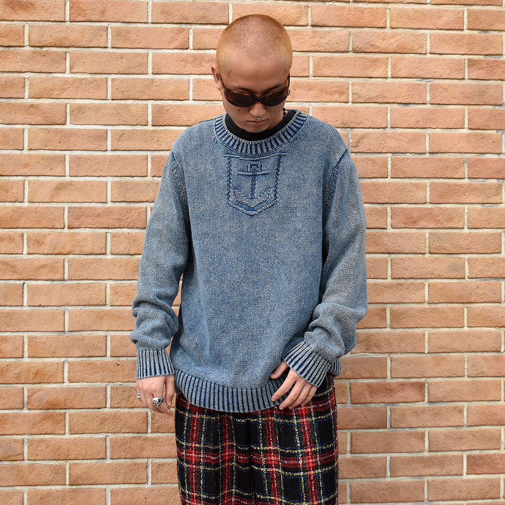 90's~ The J. Peterman Company インディゴニット 241010H