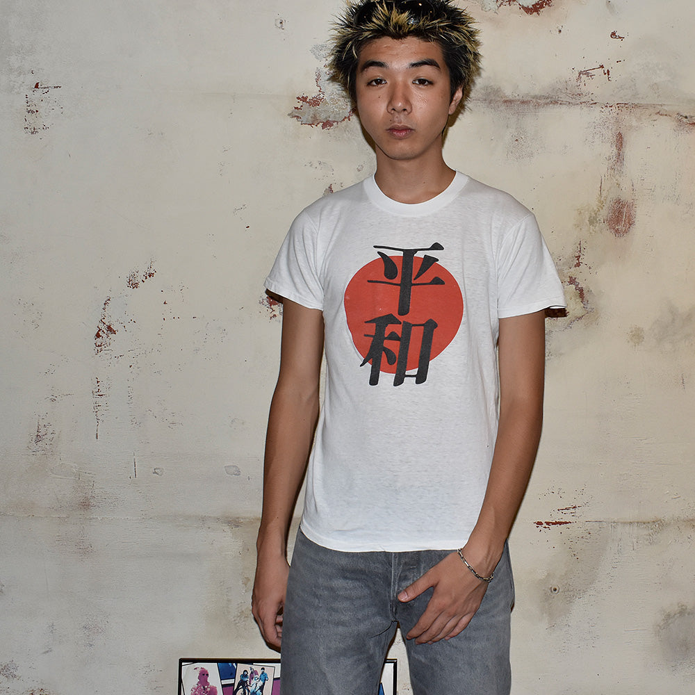80's “Merry Christmas Mr. Lawrence“ David Bowie 平和/PEACE ムービー Tシャツ 250810HT62