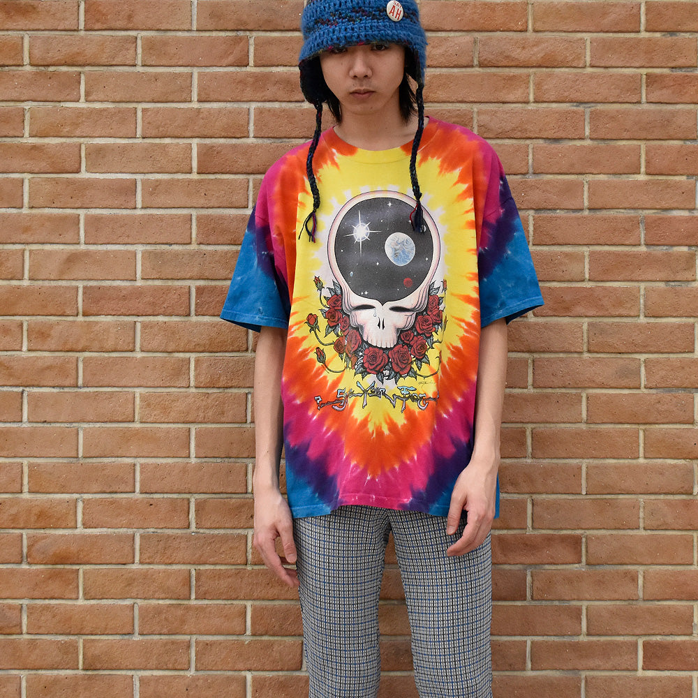 90’s~ LIQUID BLUE Grateful Dead “Space Your Face” タイダイTシャツ 250327H