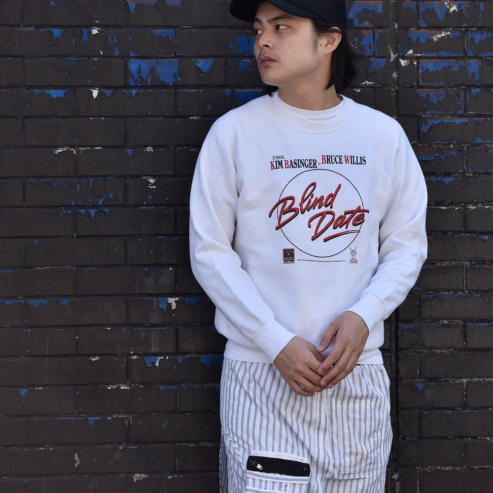 80’s “Blind Date” Bruce Willis ムービー スウェット USA製 231108H