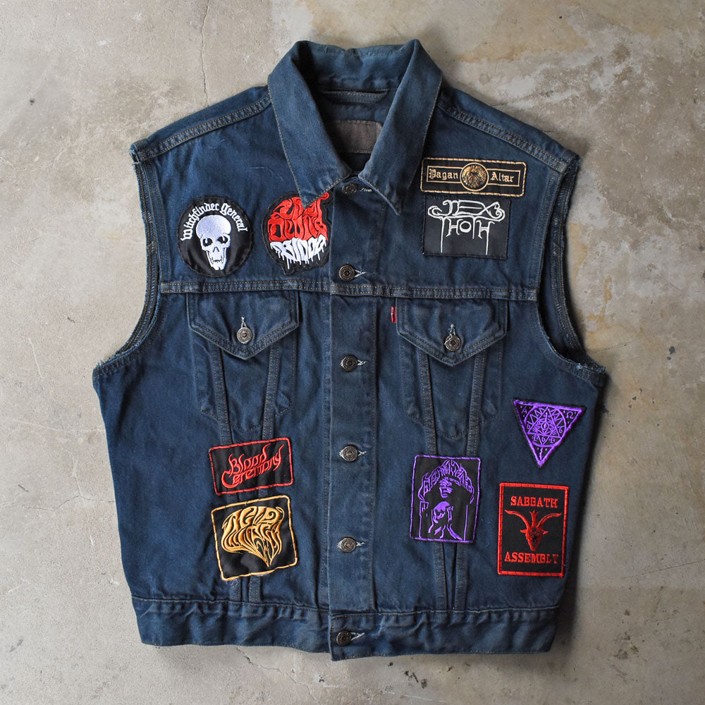 90’s Levi’s カットオフ パッチカスタム デニムベスト 251028H