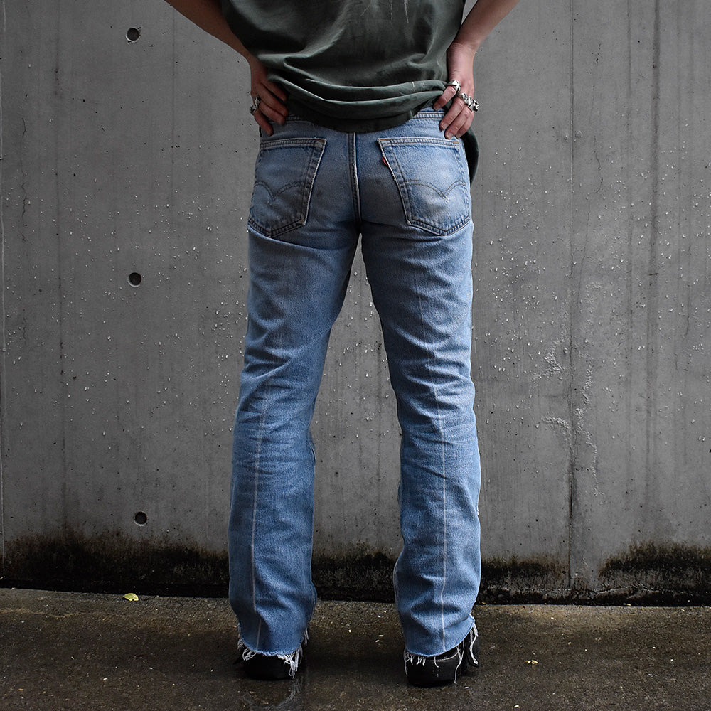 90's Levi's 517 ブーツカット デニムパンツ USA製 250402H