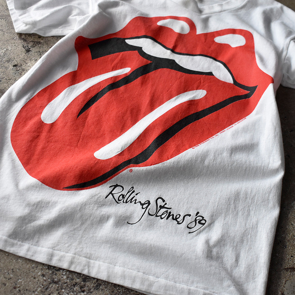 80's The Rolling Stones デカ版！ “North American Tour 1989” Tシャツ 240416H