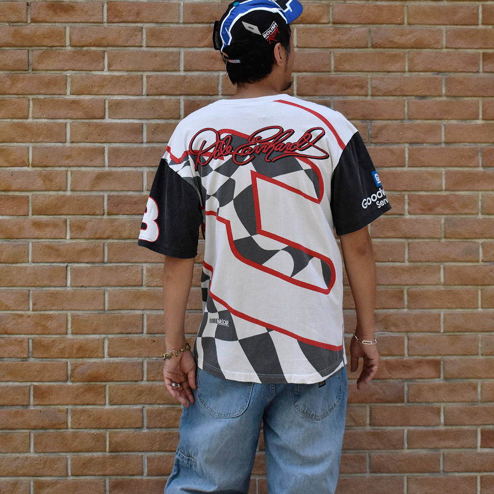 Y2K AOP! CHASE authentics "Dale Earnhardt" レーシング Tシャツ USA製 250728H