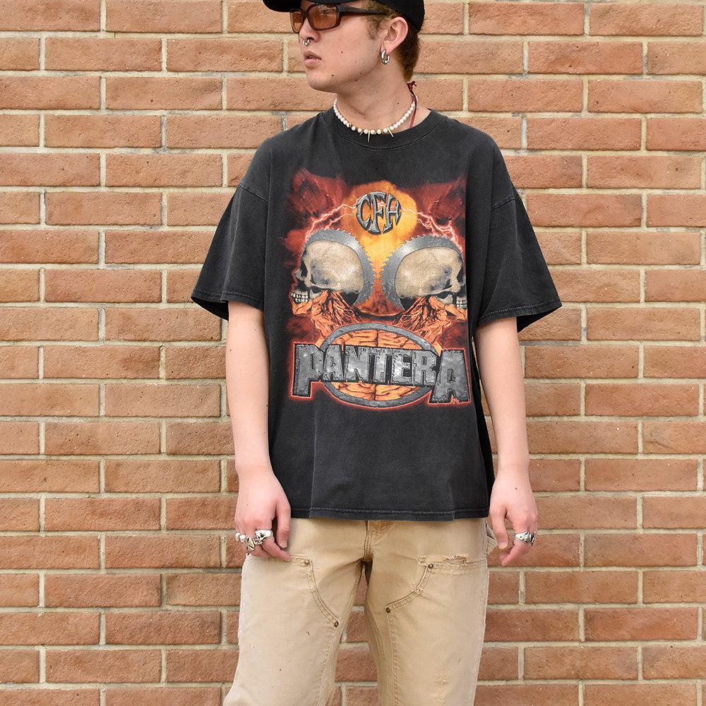 Y2K Pantera "CFH SKULL" Tシャツ 250327H