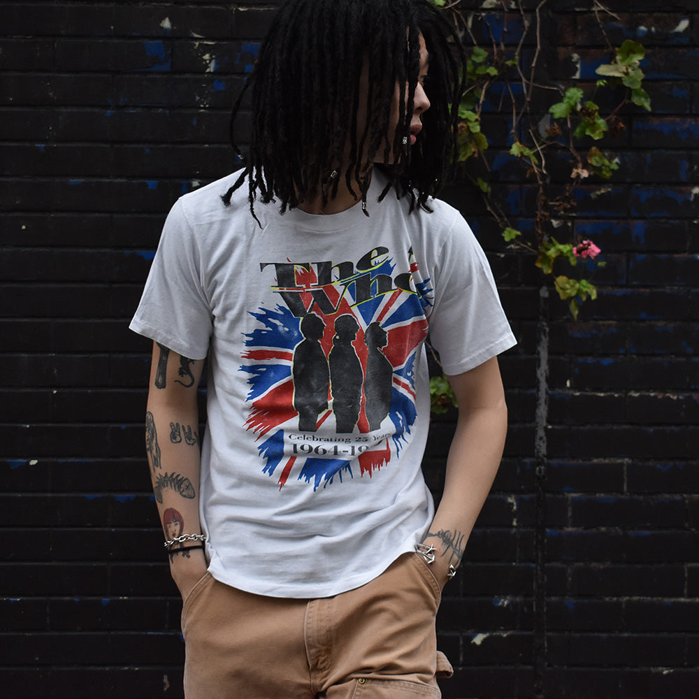 80's The Who "25 Anniversary Tour" ロックTシャツ 230627H