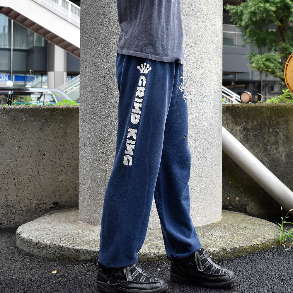 90's “GRIND KING“ スケート スウェットパンツ 240916H