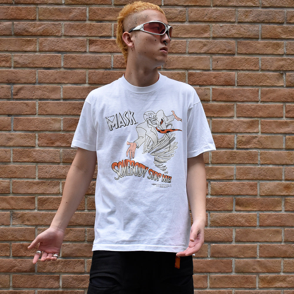 90's The Mask “SOMEBODY STOP ME” Tシャツ 241116H