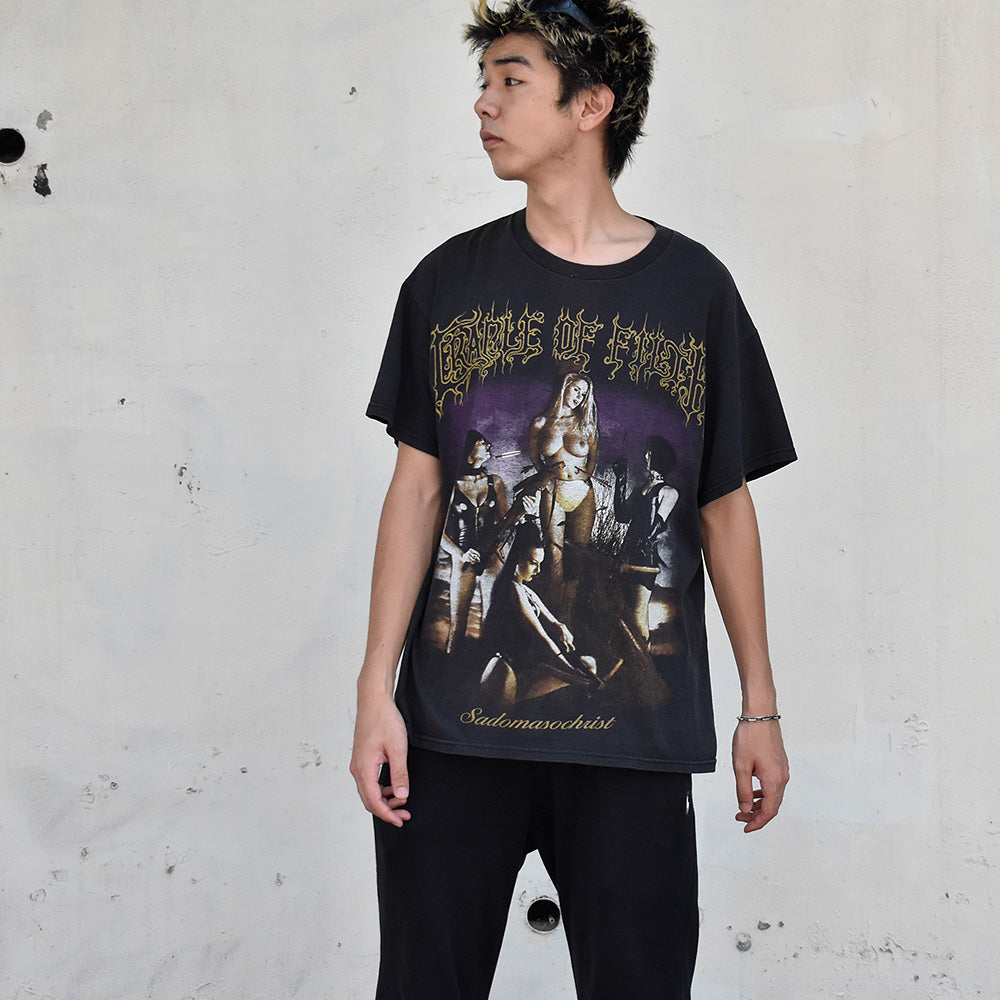 90's Cradle Of Filth “Sadomasochrist/Sin to be Forgiven“ ロック Tシャツ 250821H