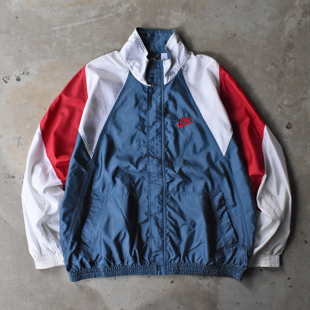 90's NIKE ロゴ刺繍 ナイロントラックジャケット 250507H – LABORATORY®