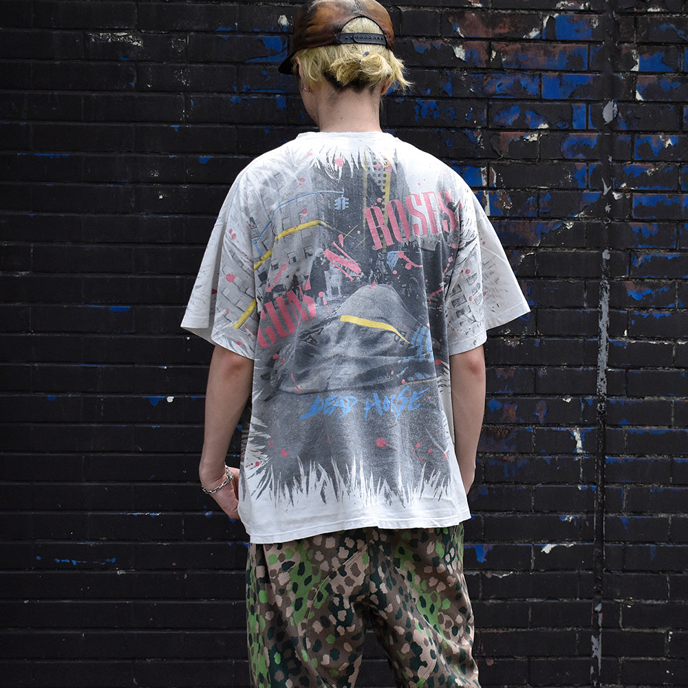 90's AOP! GUNS N' ROSES “DEAD HORSE” Tシャツ 250621H