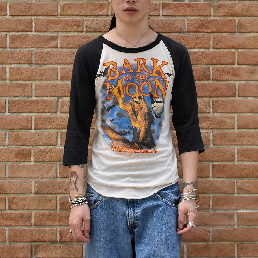 80's Ozzy Osbourne “Bark at the Moon” US Tour ラグランスリーブTシャツ 240803H