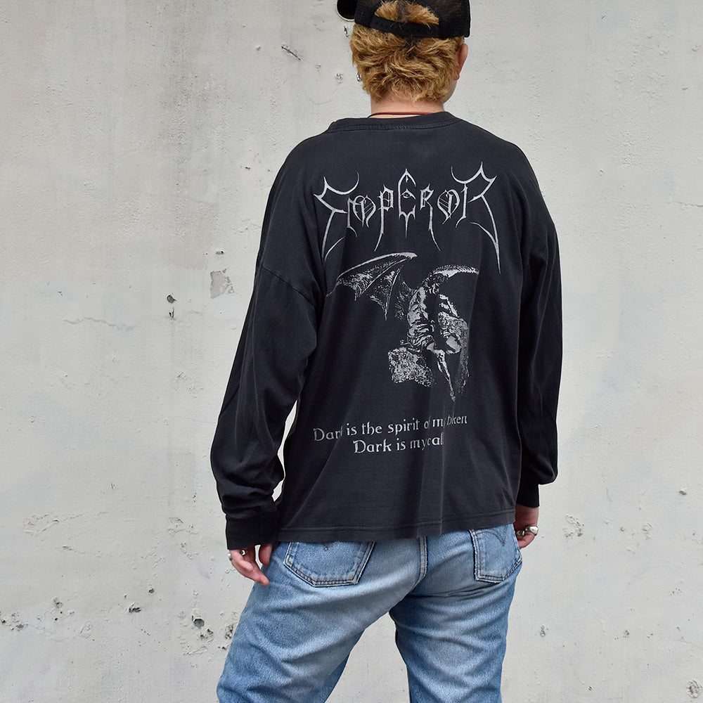 90's Emperor "Ensorcelled By Khaos" ロングスリーブTシャツ 250616HT62