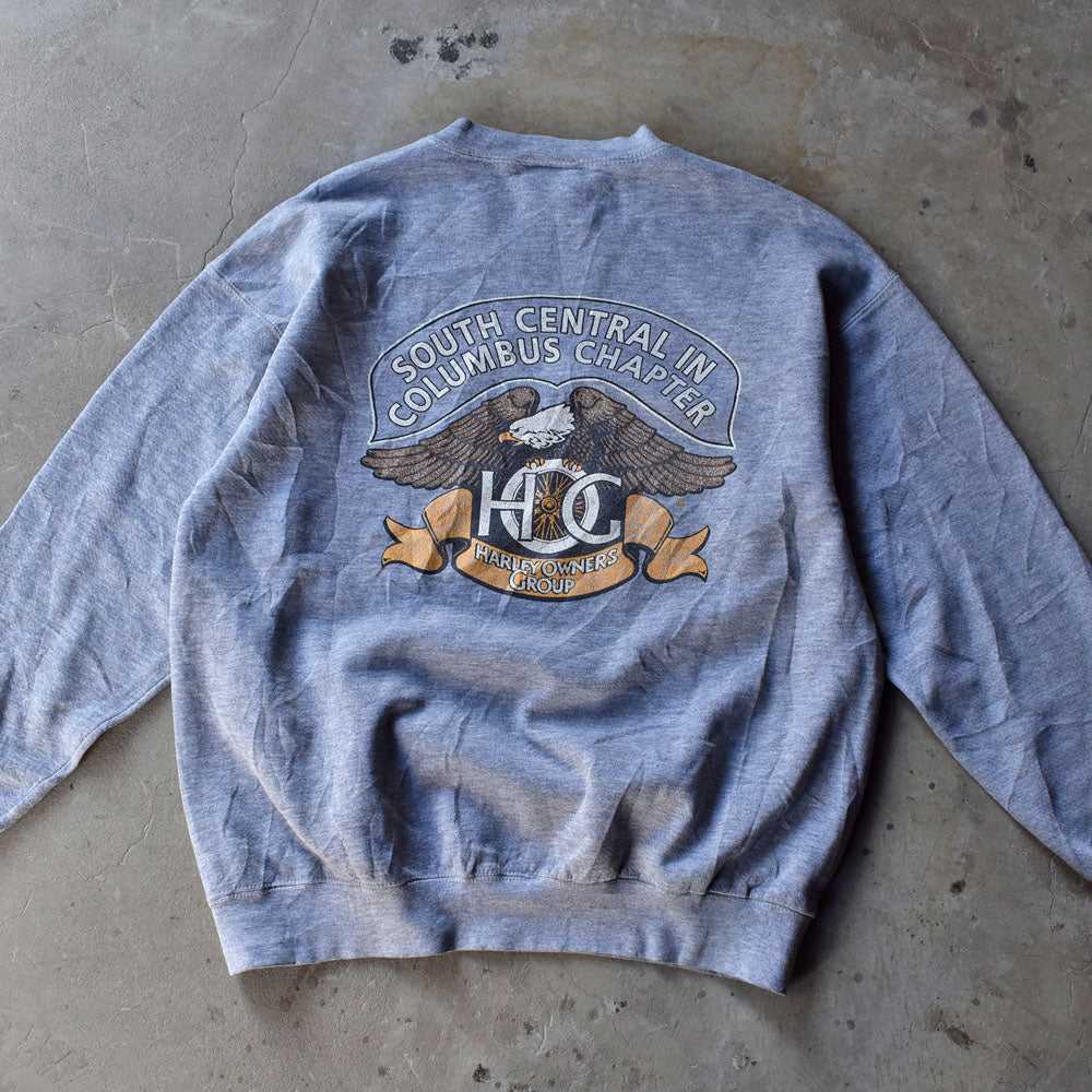 80-90’s Harley-Davidson 両面プリント スウェット 231210H