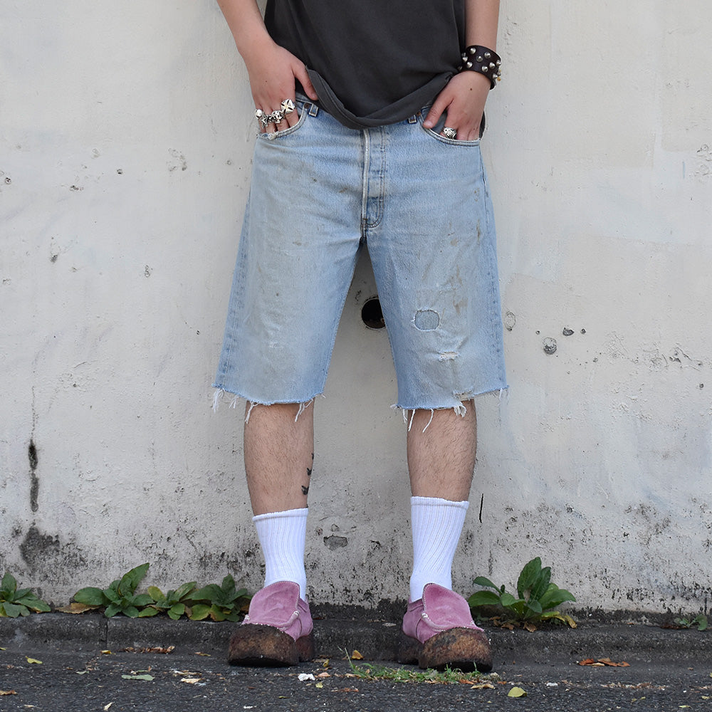 Y2K Levi's 501 カットオフ デニムショーツ 250729H