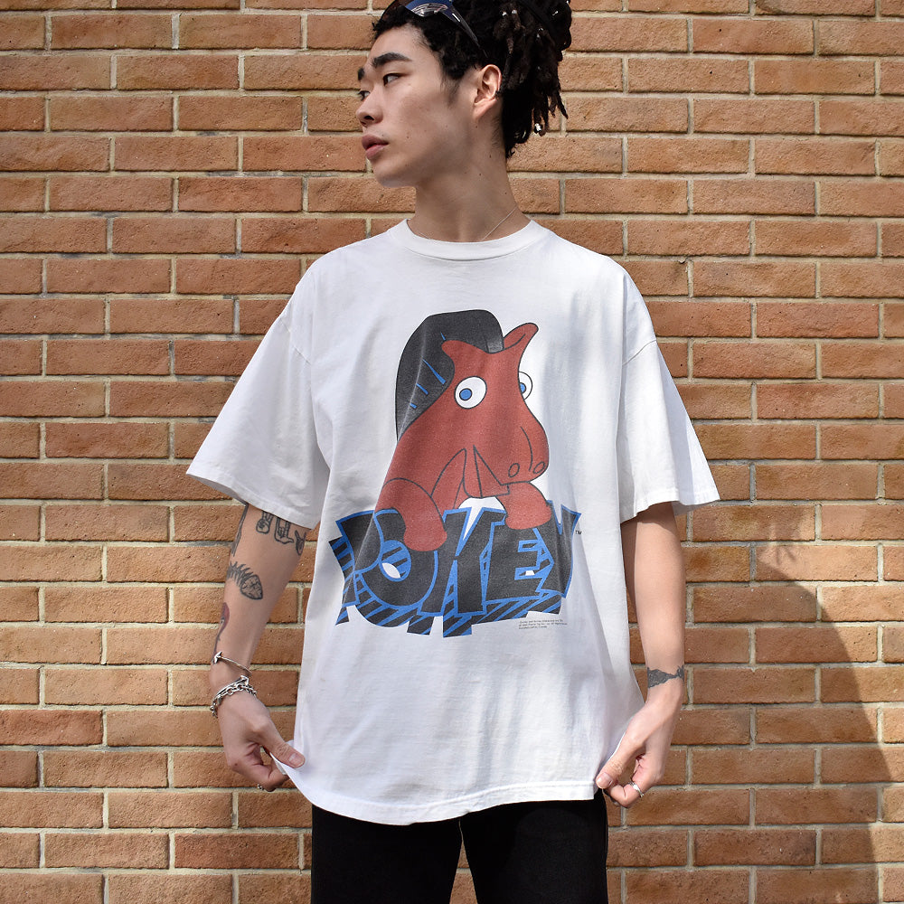 90's Gumby “POKEY” 海外アニメ キャラ Tシャツ USA製 240130H