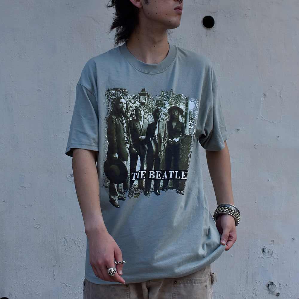 Y2K THE BEATLES フォト ロック Tシャツ 230825H