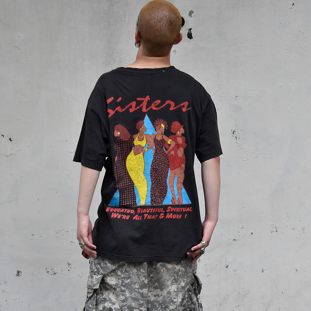 90's “MILLION WOMAN MARCH“ RapTee Type!Tシャツ 250630H