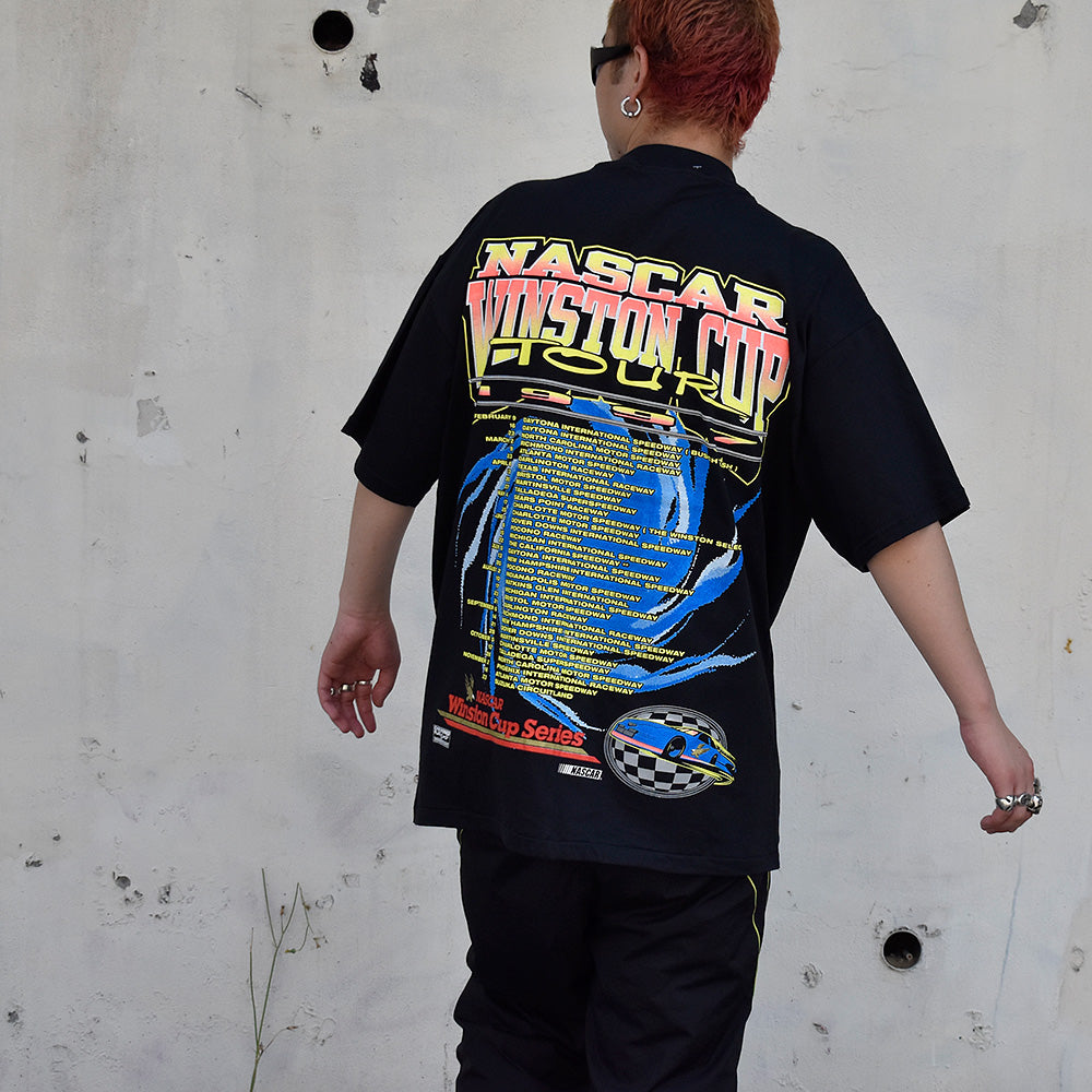 90's デッドストック! “NASCAR Winston Cup“ レーシング Tシャツ 250901H