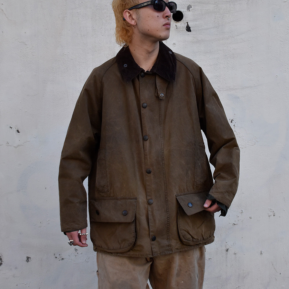 Y2K Barbour Sylkoil オイルドジャケット イングランド製 231226H