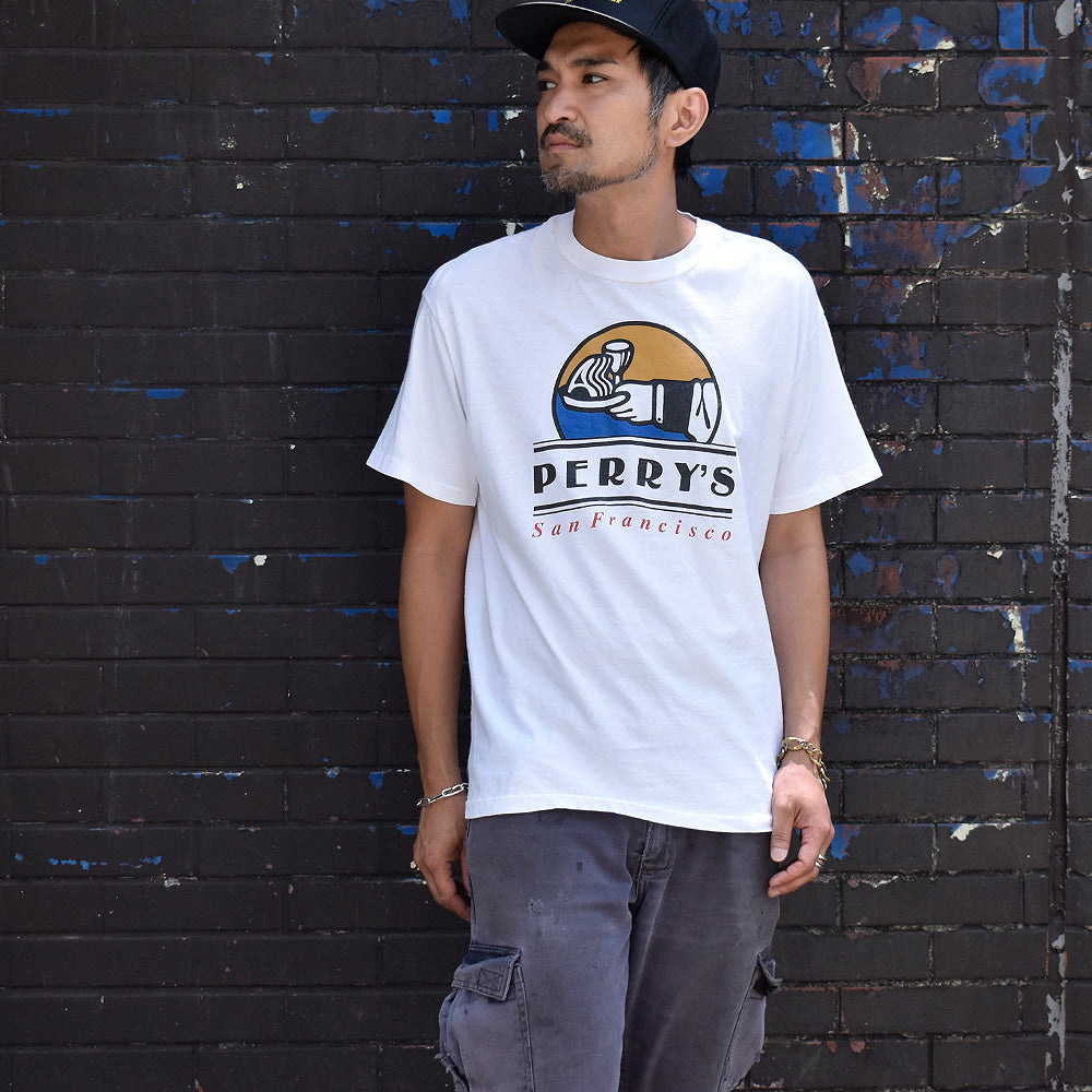 90's “Perry's San Francisco“ ロゴ Tシャツ 250729H