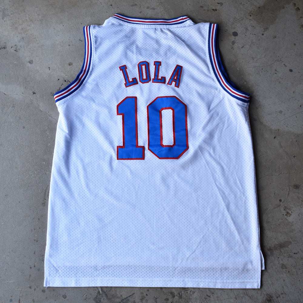 90's Champion “SPACE JAM / Tune Squad / Lola Bunny #10” 海外アニメ ムービー キャラ バスケゲームシャツ 230513H