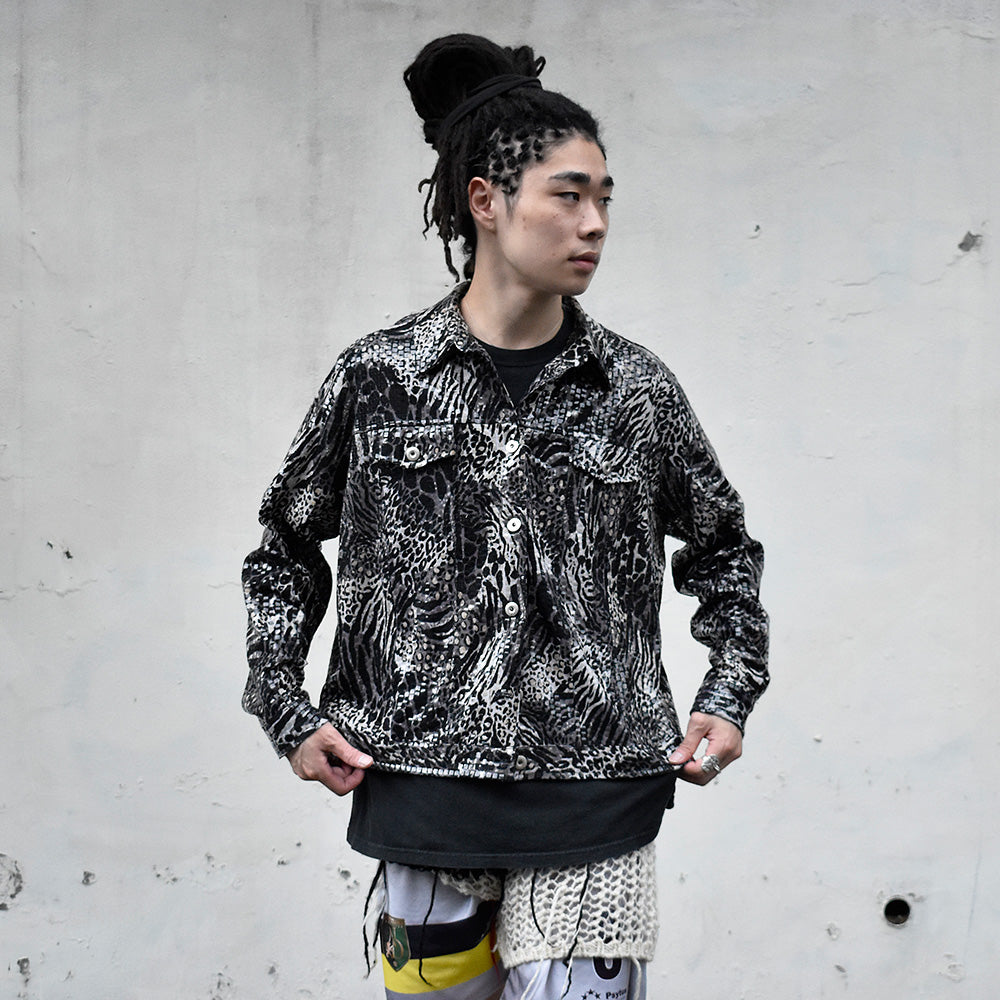 90's Choices ヒョウ柄シャツ 241001H