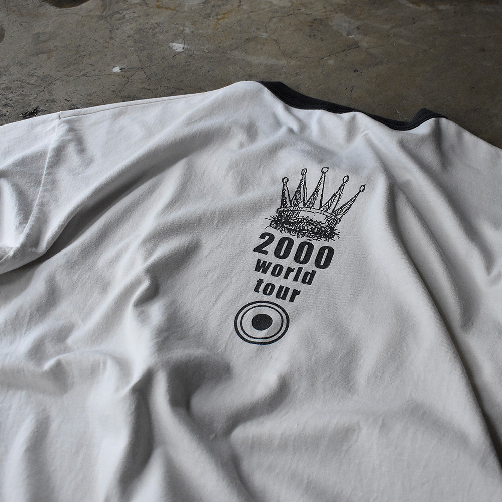 Y2K Ben Harper & The Innocent Criminals “Burn to Shine World Tour” リンガー ロック Tシャツ 230928H