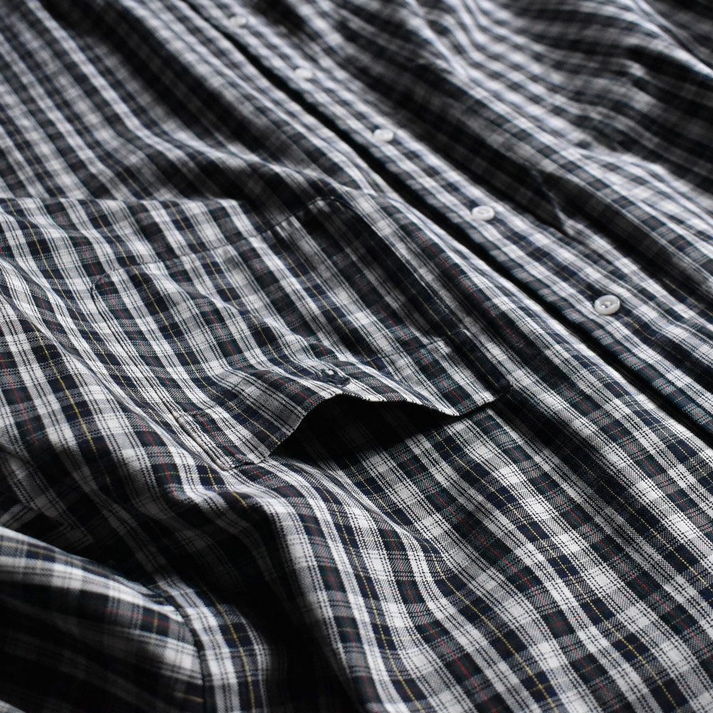 90's Ralph Lauren “BIG SHIRT” タータンチェック ボタンダウンシャツ 240327 S2073