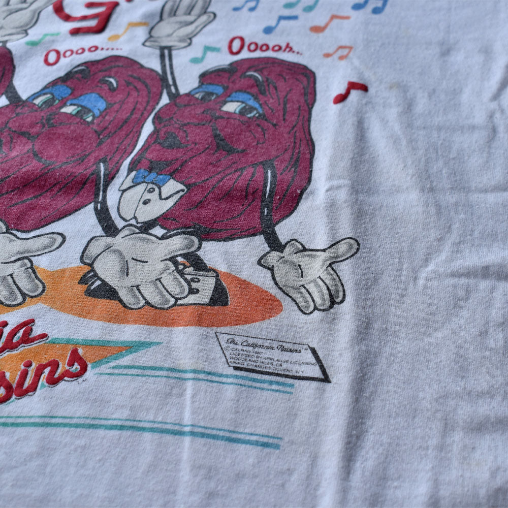 80's The California Raisins 企業 キャラ Tシャツ USA製 230703H