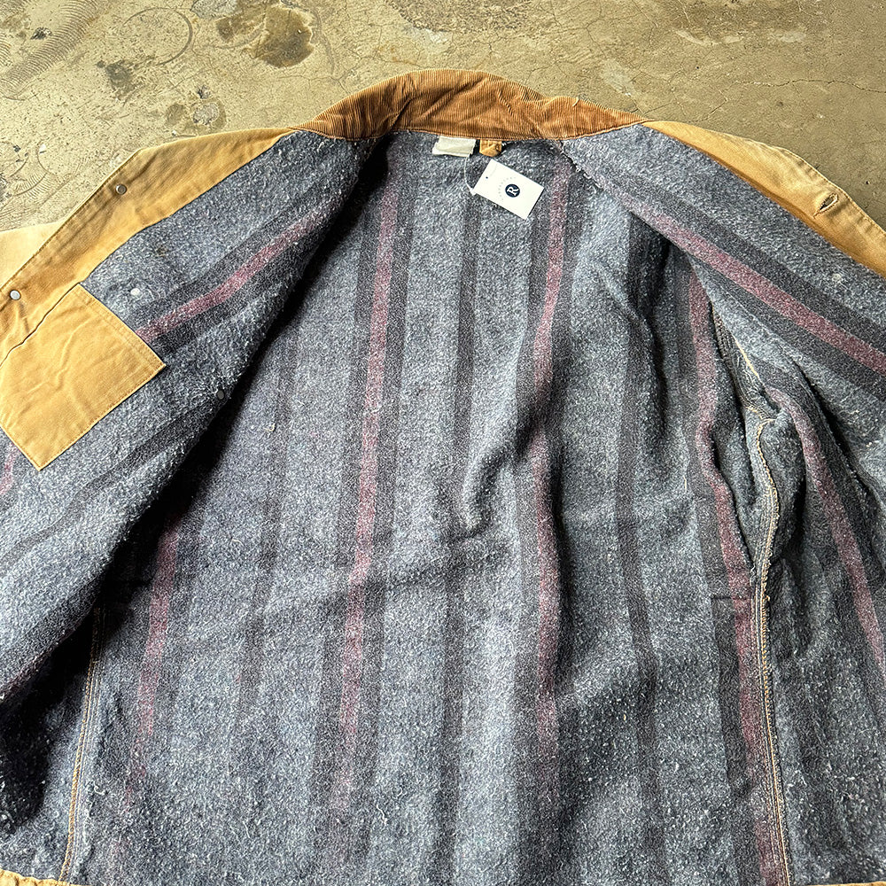 90's ダメージ! Carhartt ダック チョアコート ブランケットライナー 240309H