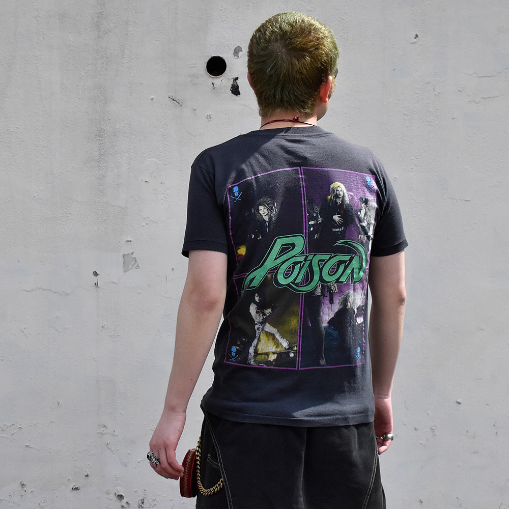 80's POISON “Open Up And Say ...Ahh!” Tシャツ 250320H