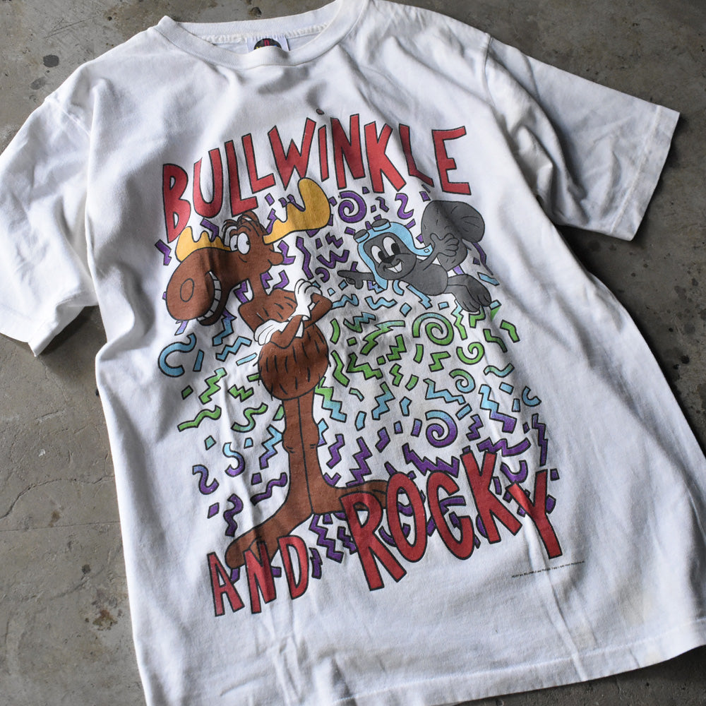 90s Rocky and Bullwinkle キャラTシャツ XL 90's “The Adventures of Rocky and Bullwinkle and Friends” キャラ T