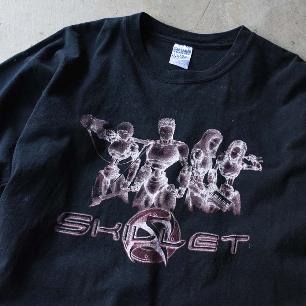 Y2K SKILLET “Cyborg Members” ロック Tシャツ 250802