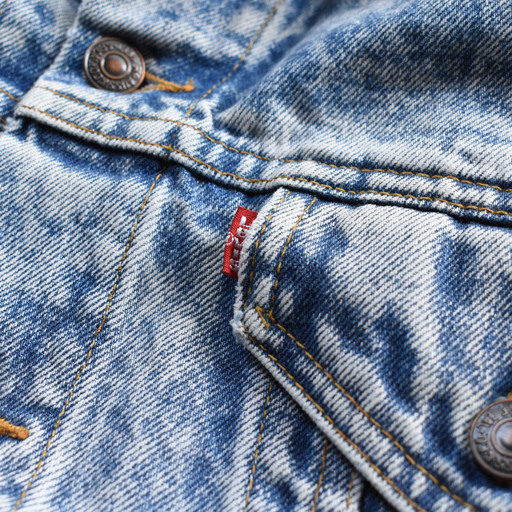 90’s Levi's 70507-0219 ケミカルウォッシュ デニムジャケット USA製 250930