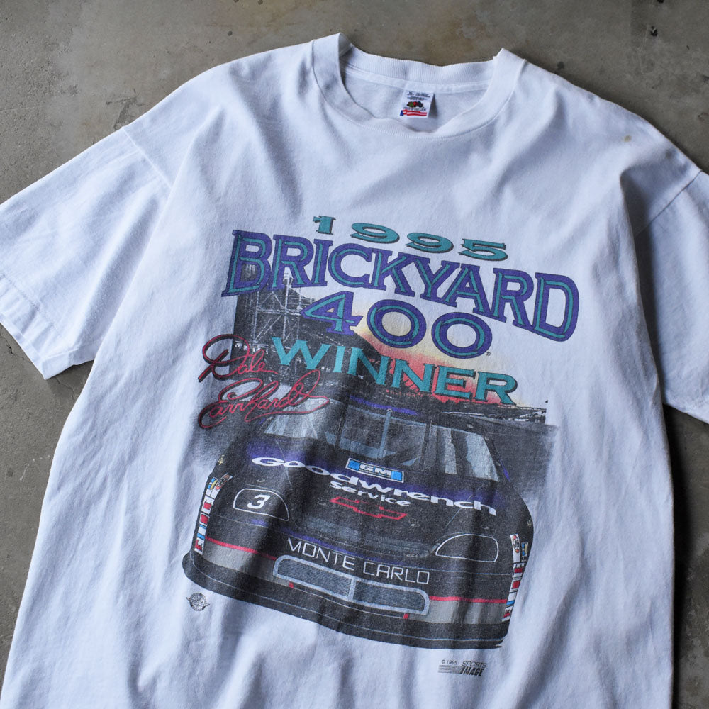 90’s Fruit of the loom “BRICKYARD 400 1995” レーシングTシャツ 250517
