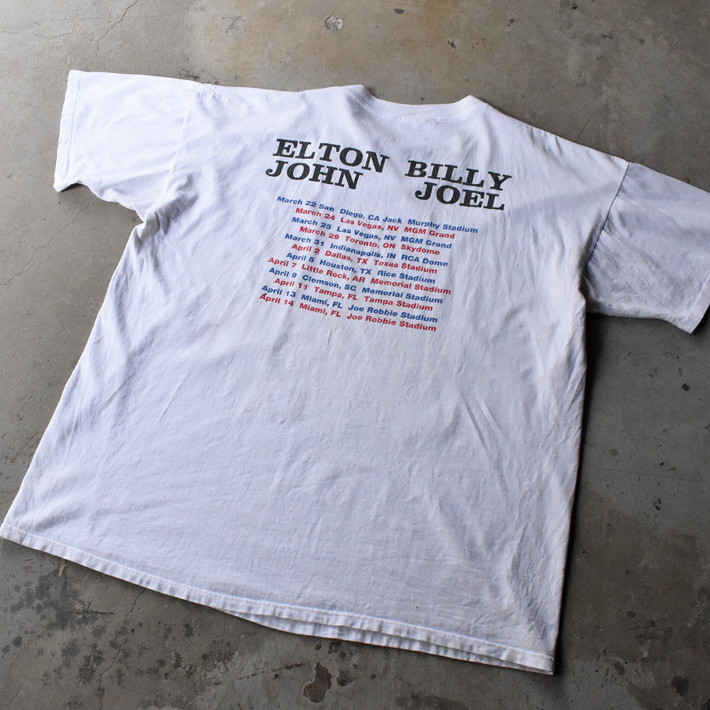 90's BILLY JOEL & ELTON JOHN “Face to Face 1995“ ツアー Tシャツ 250424