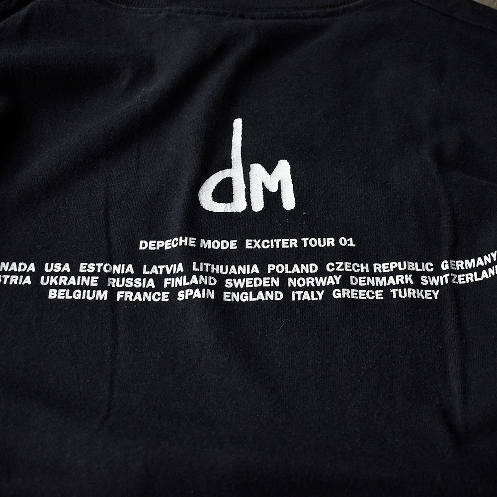 Y2K Depeche mode “Exciter” Tour Tシャツ 241104HYY